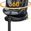 REECLE i-Size 360° 40–150 cm — Noir avec jambe de force