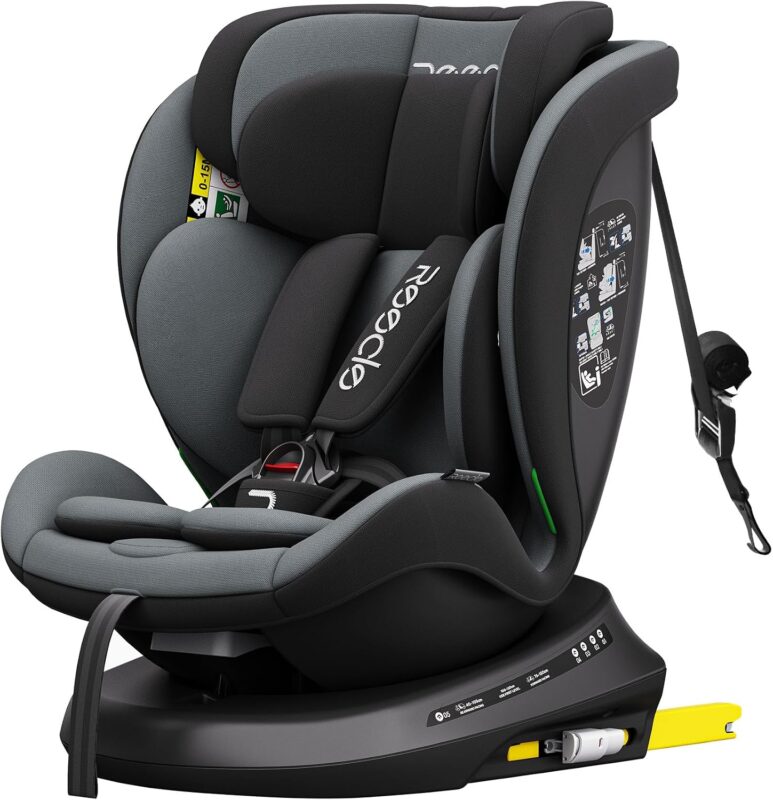 REECLE i-Size 360° 40–150 cm — Black Graphite