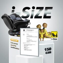 Manufacturer image REECLE C011 Black ISOFIX + Top Tether: i-Size