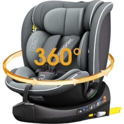 REECLE C011 360 Swivel Car Seat i-Size 40–150 cm – Grey